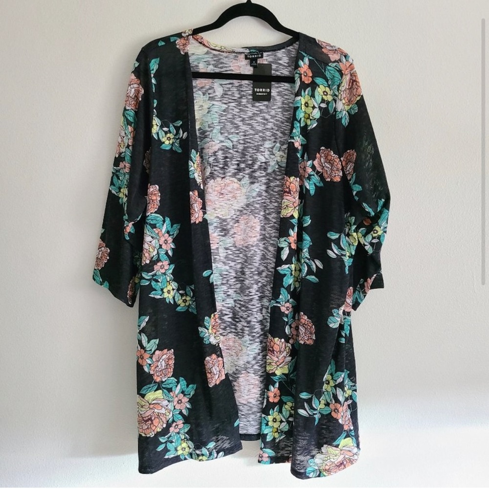 Torrid Hacci Kimono Knit Cardigan Top